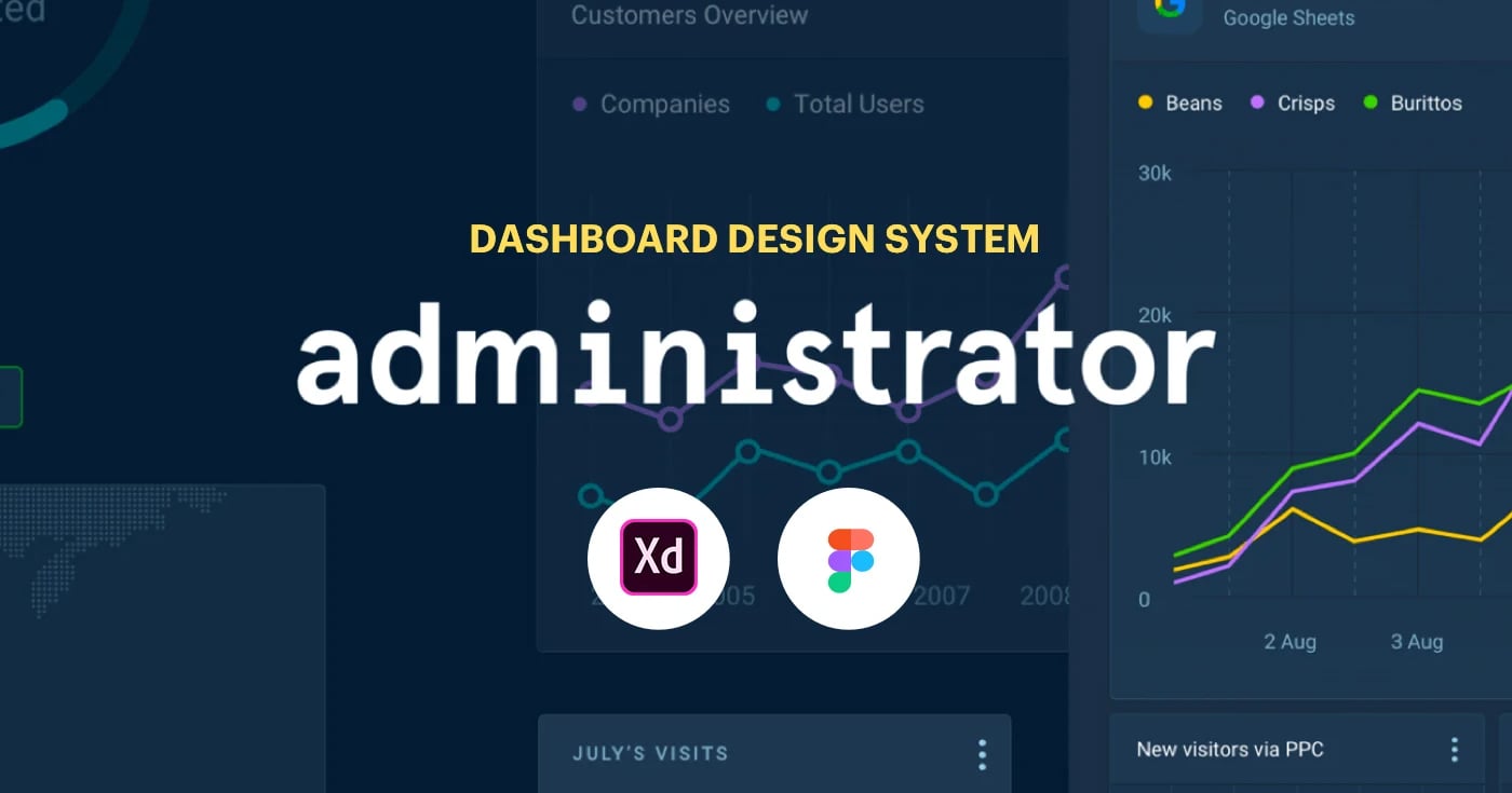 Administrator - Premium XD Dashboard UI Kit