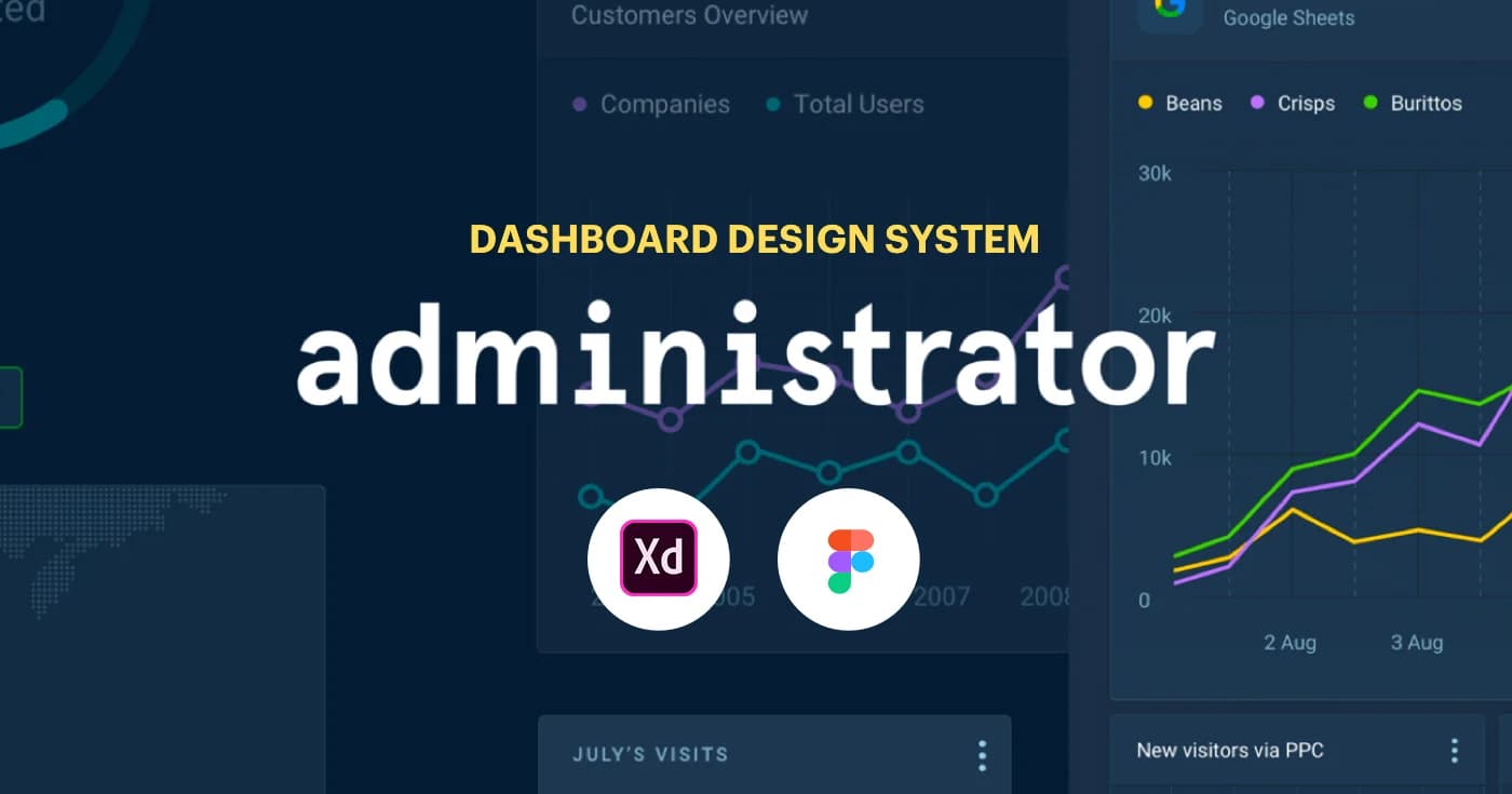 Administrator - Premium XD Dashboard UI Kit