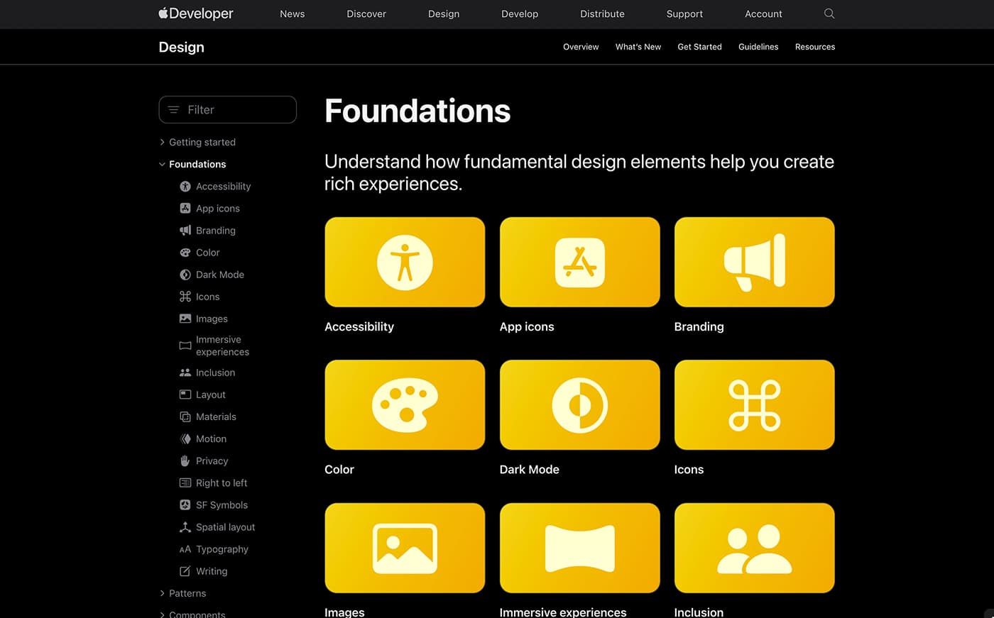 Apple Human Interface Guidelines (HIG): Foundations