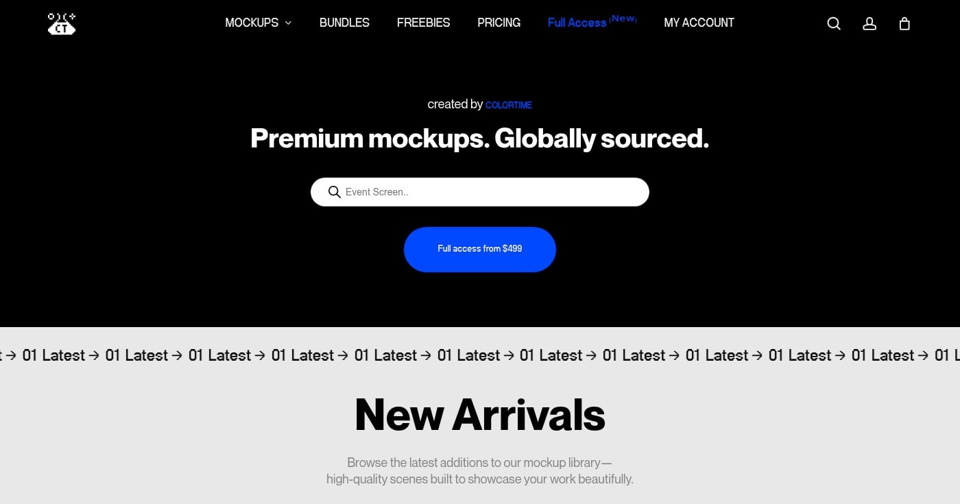 Colortime homepage