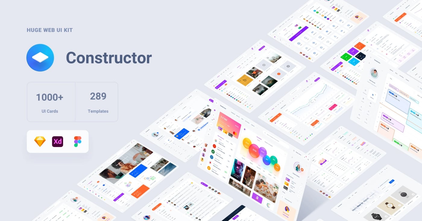 Constructor UI Kit (Figma, Sketch, XD)