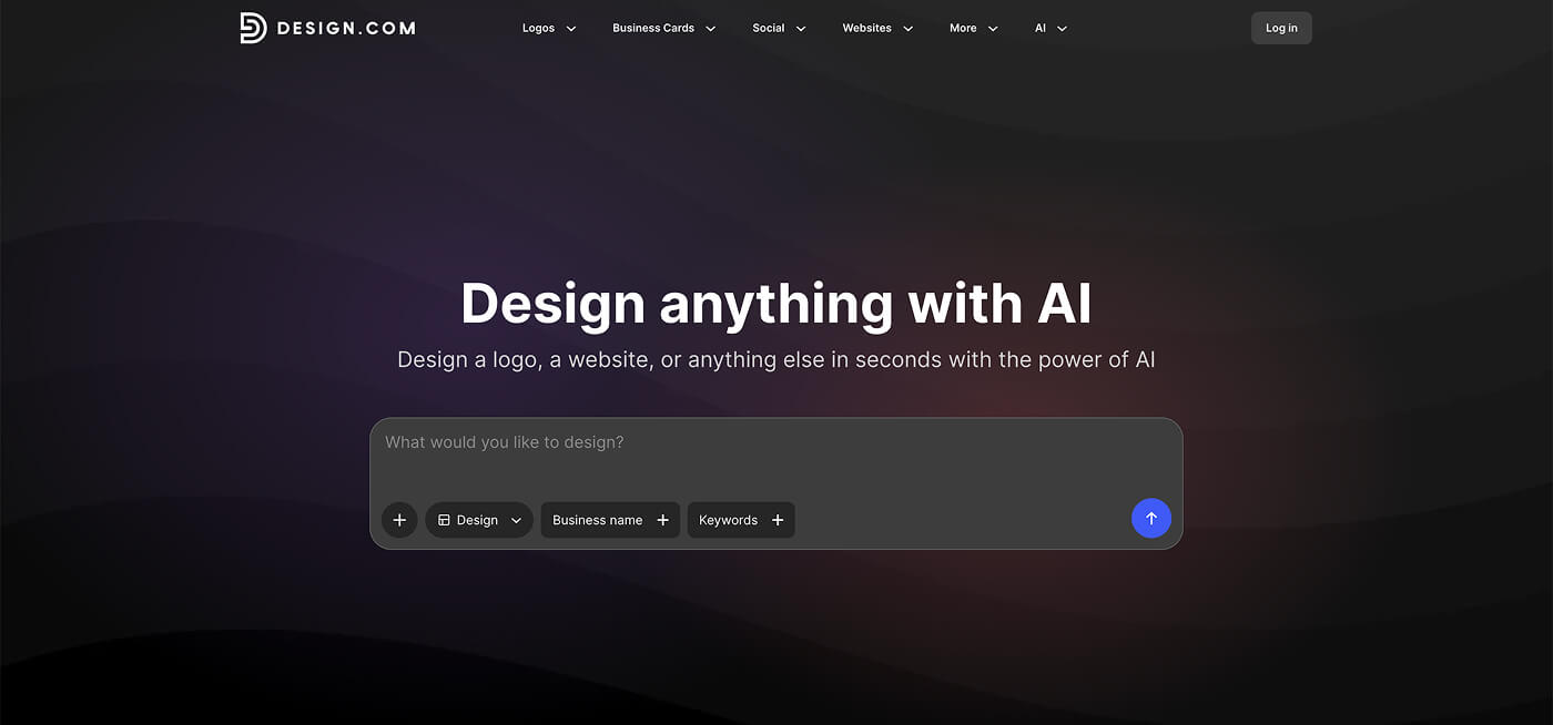 design.com homepage