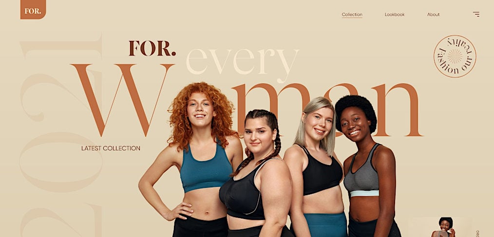 Fashion/Beauty Adobe XD Template