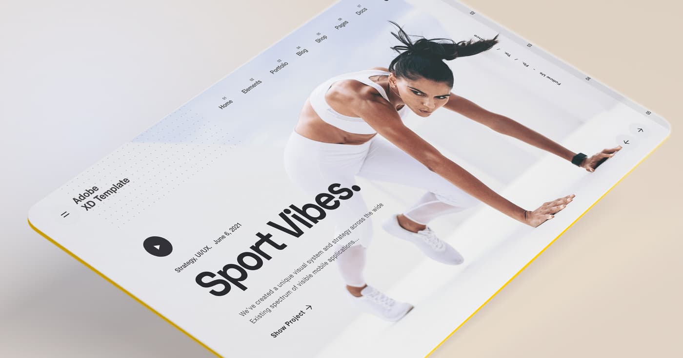 Free Adobe XD Website Templates