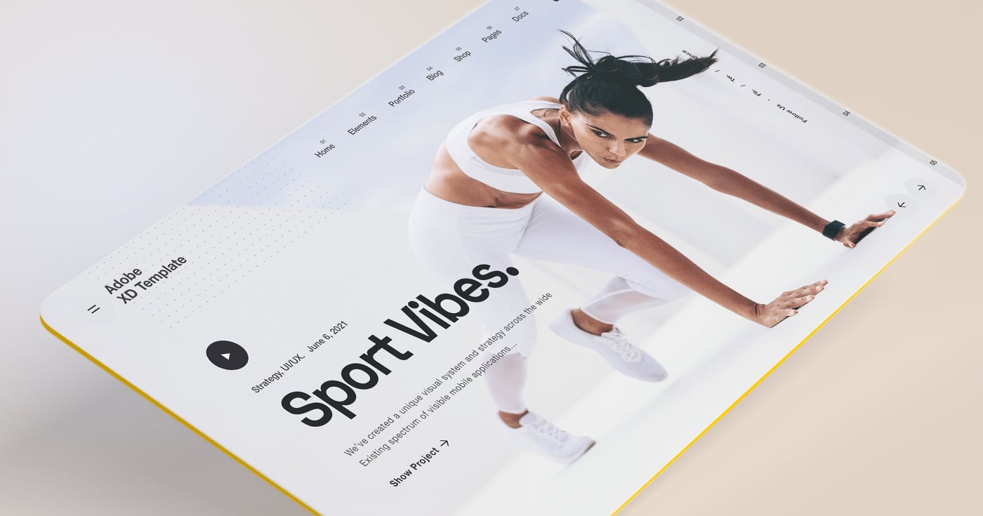 Free Adobe XD Website Templates