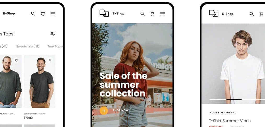 Free XD Ecommerce UI Kit by ICEO