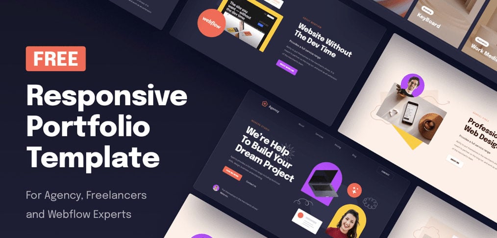 Free XD Responsive Portfolio Template