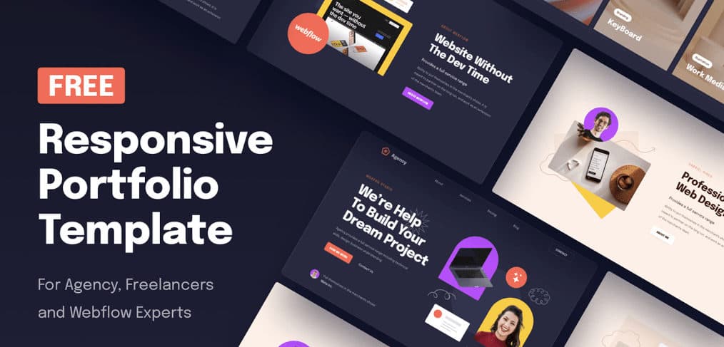 Free XD Responsive Portfolio Template