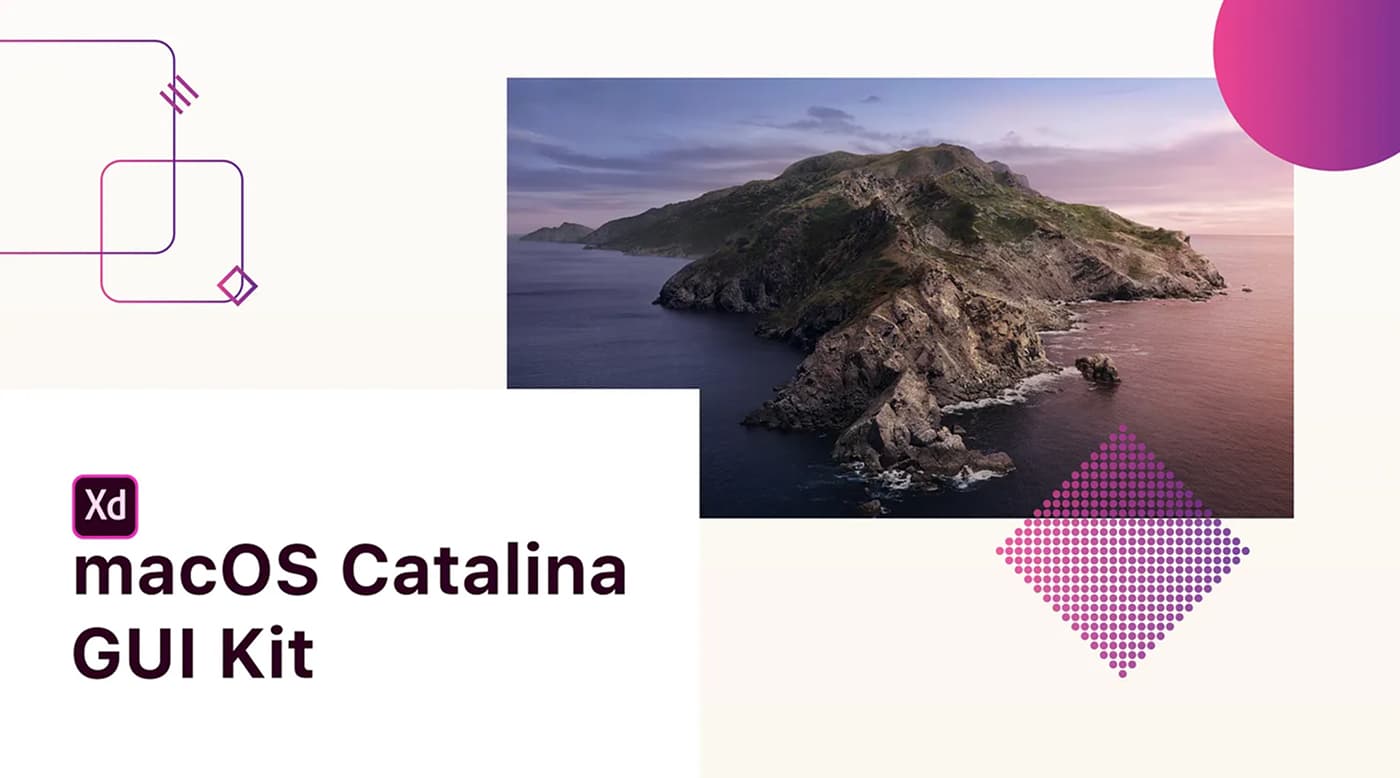 macOS Catalina Mockup for XD