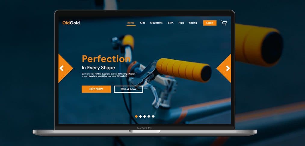 OldGold – Free Ecommerce XD UI Kit