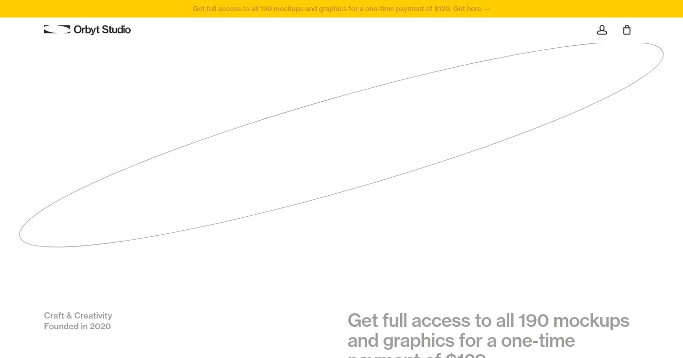 Orbyt Studio homepage