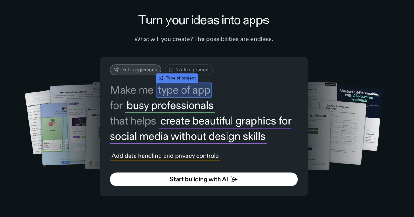 Replit Agent Interface
