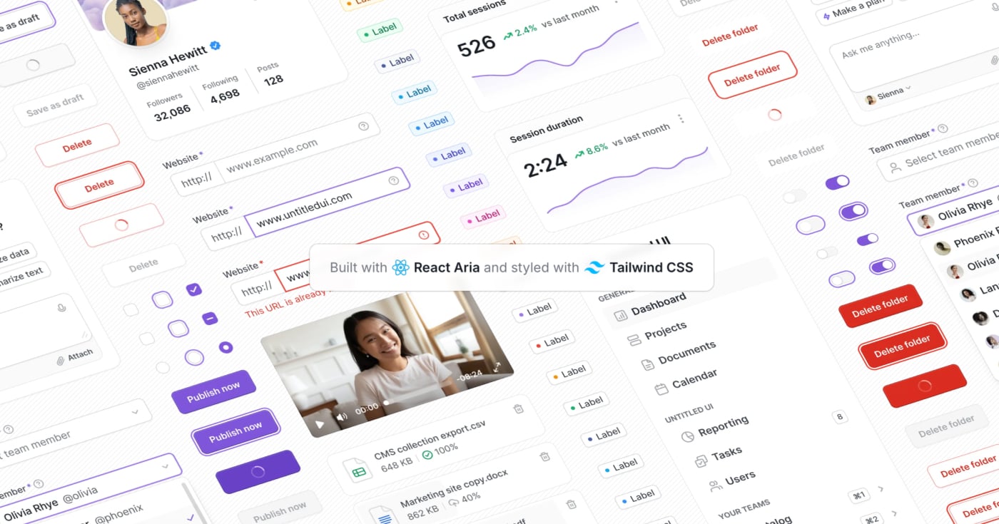 The ultimate open-source React component library