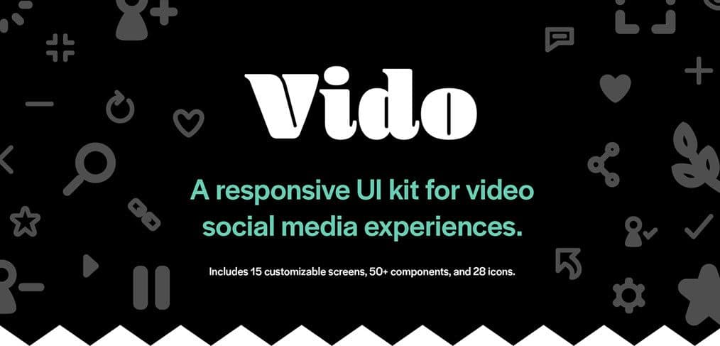 Vido – Free Adobe XD UI Kit