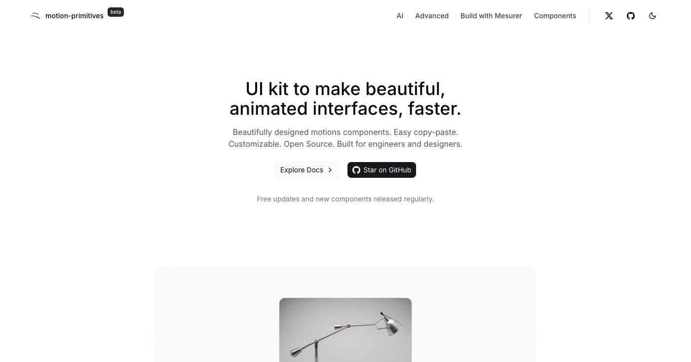 Motion Primitives homepage
