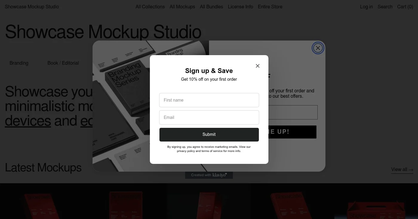 Showcasebh homepage