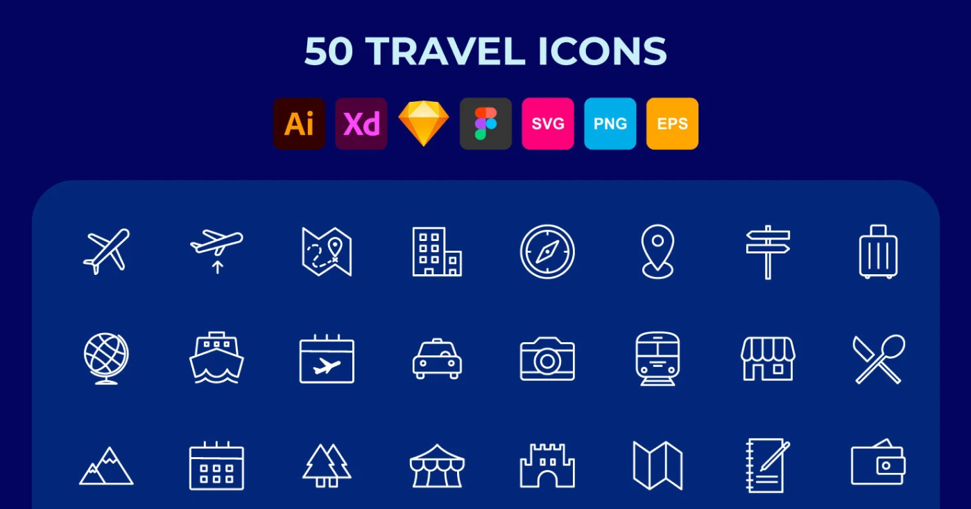Free Travel Icons